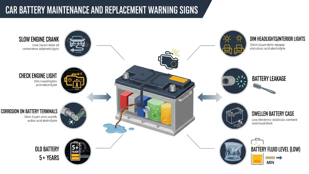 Car Battery Maintenance and Replacement Warning Signs