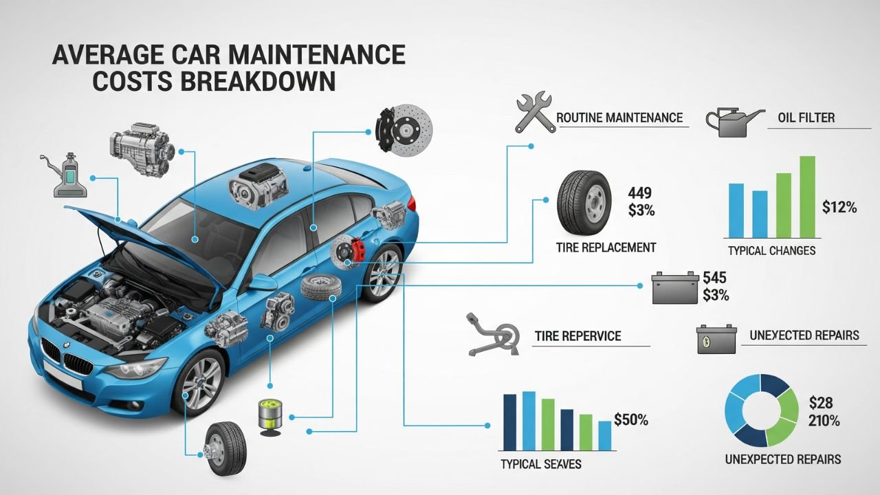 car maintenance costs breakdown
